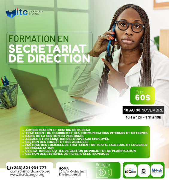 SECRETARIAT DE DIRECTION excel web Outlook Internet 